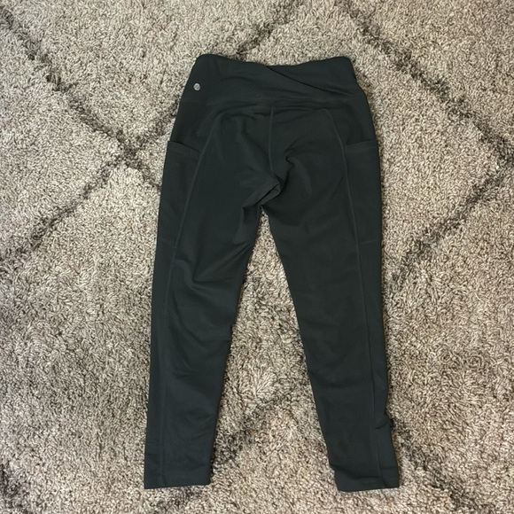 Zella Dark Green Active Leggings - Picture 3 of 4